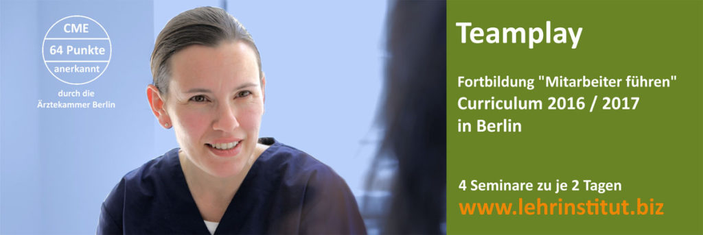 Arzt Fortbildung Personalführung Curriculum Mitarbeiter führen